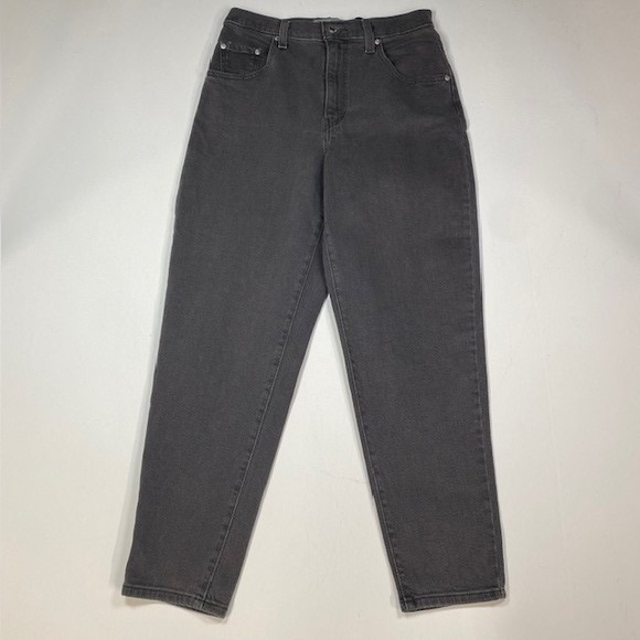 Levi Strauss Silver Tab Denim - Levi Strauss Co Silver Tab Mom Jeans W29 L27 Gray‎ Waterless Denim